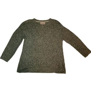 philosophy black and white sweater